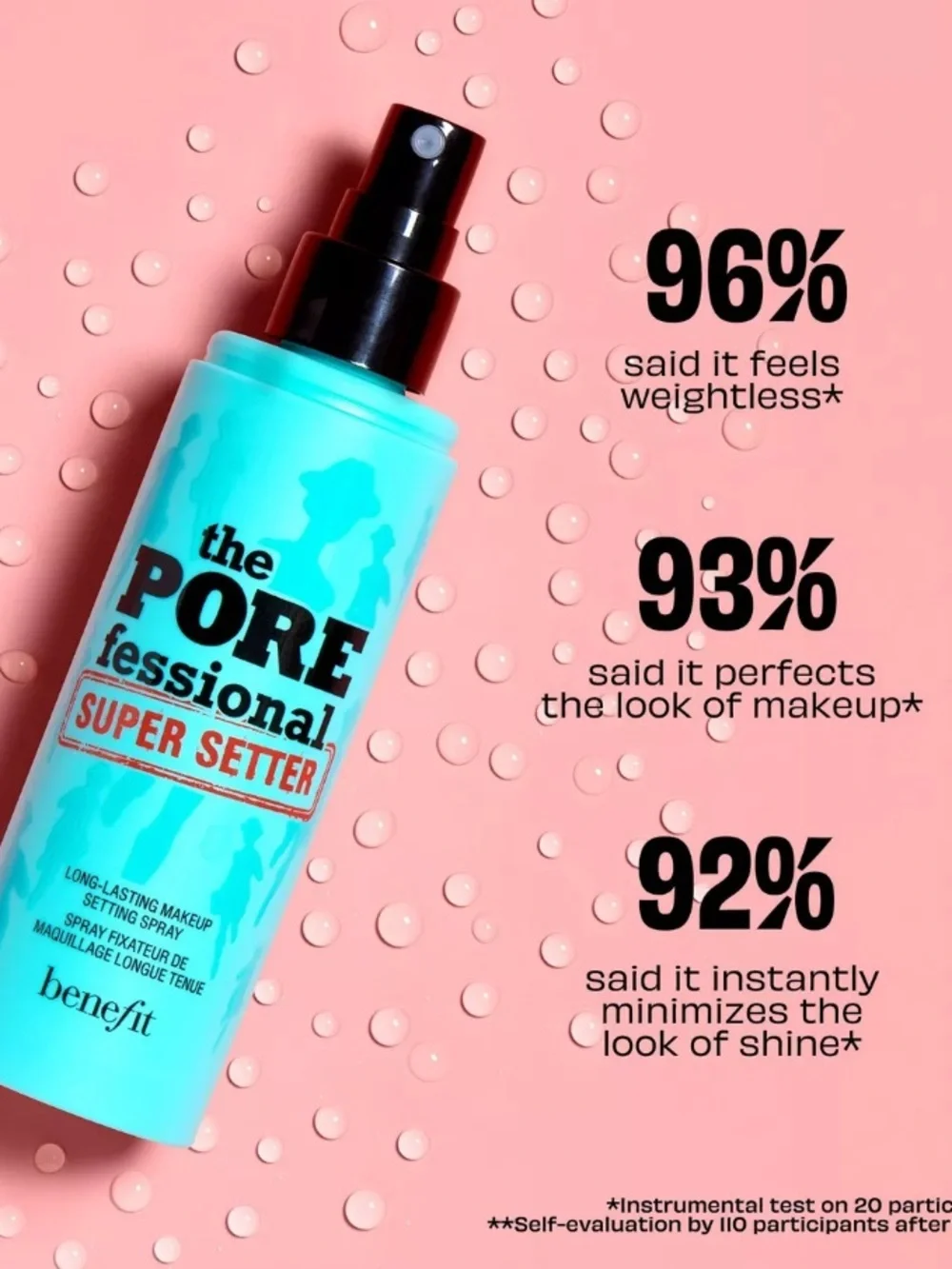 Benefit POREfessional Super Setter Makeup Setting Spray Mini 15ml BRAND NEW